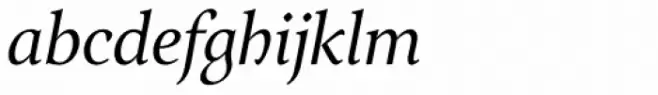 Arethusa Pro Book Italic