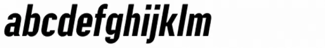 Argot Narrow Bold Italic