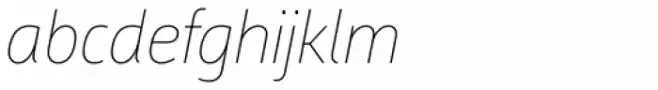 Argumentum Thin Italic