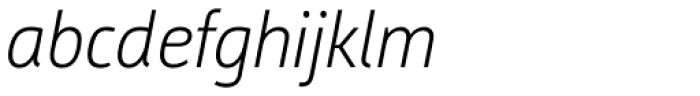 Argumentum UltraLight Italic