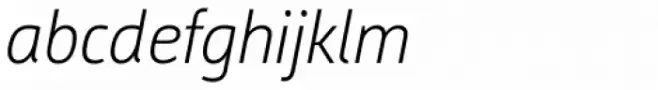 Argumentum UltraLight Italic