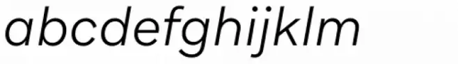 Aribau Grotesk Light Italic