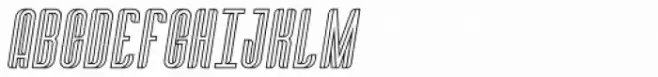 Aristeo Bold Italic Line