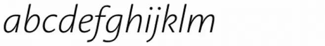 Aroma No. 2 Pro ExtraLight Italic
