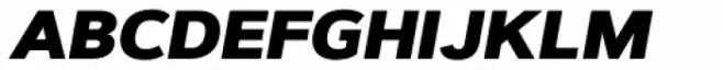 Artegra Sans SC ExtraBold Italic