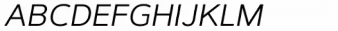 Artegra Sans SC Light Italic