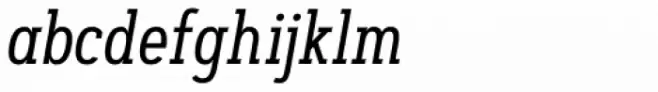 Artegra Slab Condensed Regular Italic