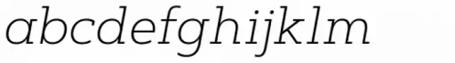 Artegra Slab ExtraLight Italic