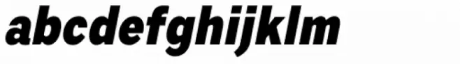 Artico Condensed Black Italic