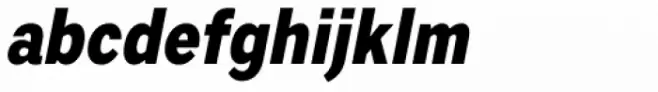 Artico Condensed Heavy Italic