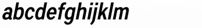 Artico Condensed Medium Italic