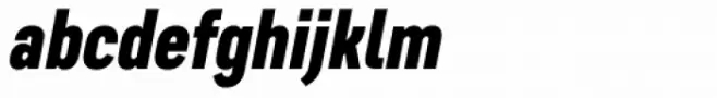 Artico Extra Condensed Heavy Italic