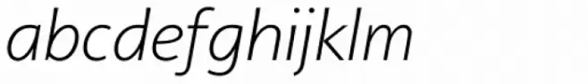 Arventa Sans Pro Thin Italic