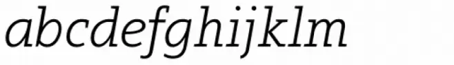 Arventa Slab Pro Light Italic