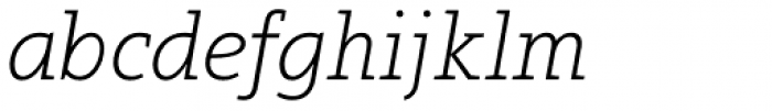 Arventa Slab Pro Thin Italic