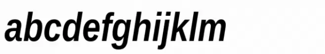 Ascender Sans Narrow WGL Bold Italic