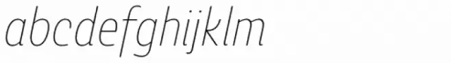 Ashemore Condensed Thin Italic