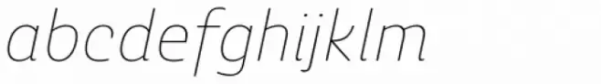 Ashemore Normal Thin Italic