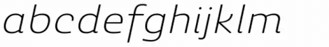 Ashemore Softened Ext Light Italic