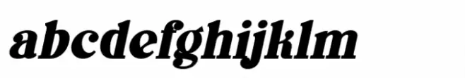 Asimilates Extra Bold Italic