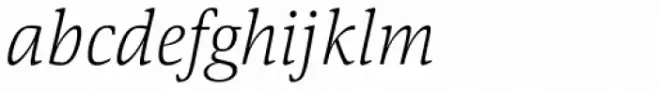 Askan Extra Light Italic
