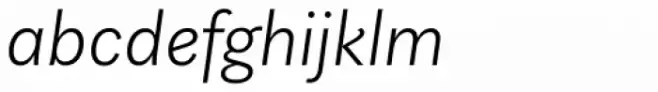 Aspen Extralight Italic