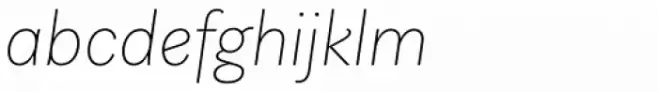 Aspen Thin Italic