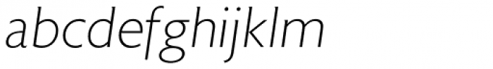 Astoria ExtraLight Italic