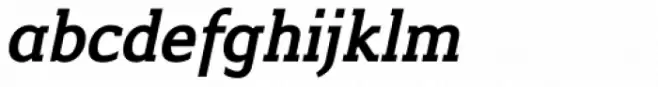 Atenea Egyptian Bold Italic
