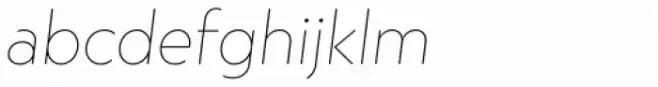 Atlan Thin Italic
