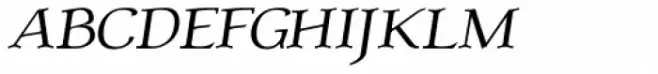 Atlantic Serif SC Italic