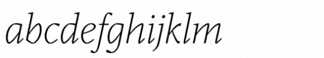 Audela Light Italic