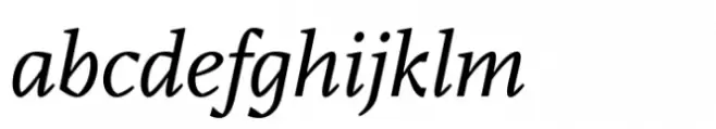 Audela Regular Italic