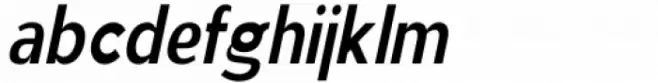 Aukim Bold Condensed Italic