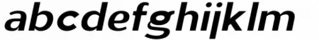 Aukim Bold Expanded Italic