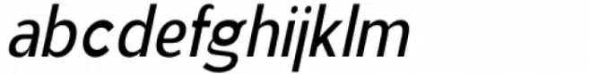 Aukim Medium Condensed Italic