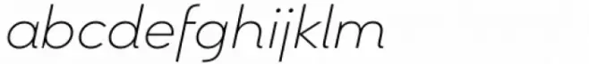 Aurore Grotesque Thin Italic