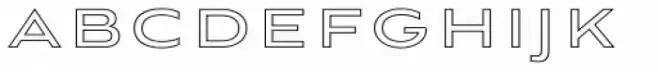 Aviano Sans Layers Outline Thin