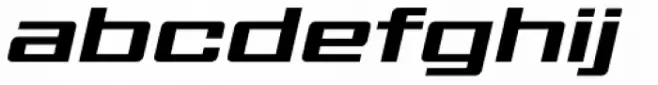 Avionic ExWide Bold Oblique