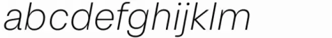 Axalp Grotesk Light Italic