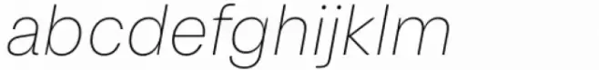 Axalp Grotesk Thin Italic