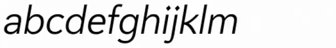Axeo Sans Light Italic