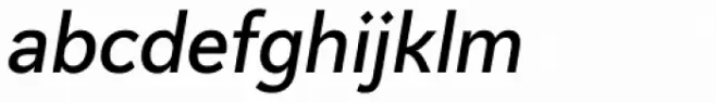 Axeo Sans Medium Italic