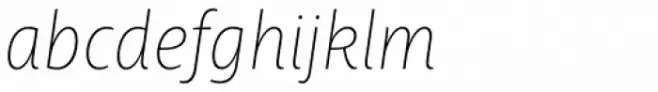 Ayita Pro Thin Italic
