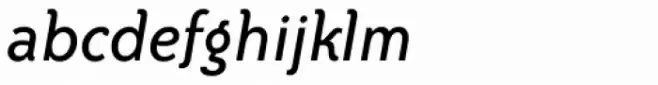 Bailey Sans Book Italic