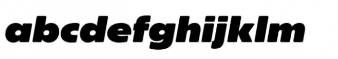 Bajazzo Rounded Expanded Black Italic