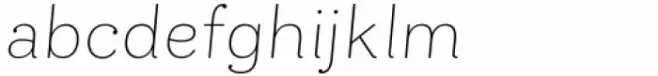 Bakewell Thin Italic