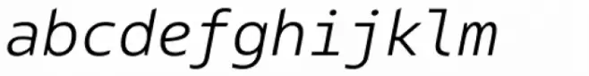 Bale Mono Light Italic