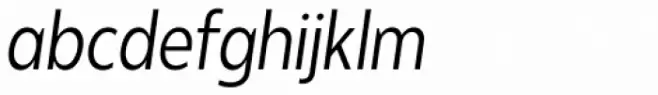 Balgin Light Sm Condensed Italic
