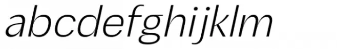 Baline Extra Light Italic
